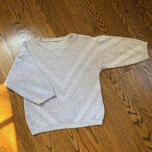 Vintage cable knit sweater